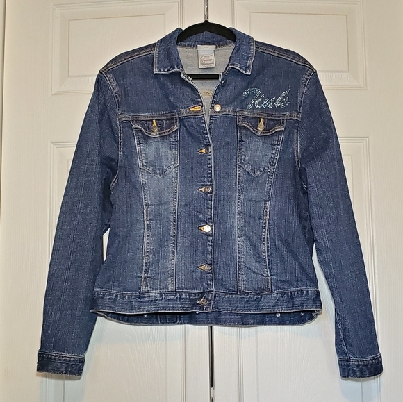 Disney Jackets & Blazers - Disney Tinkerbell Denim Jacket